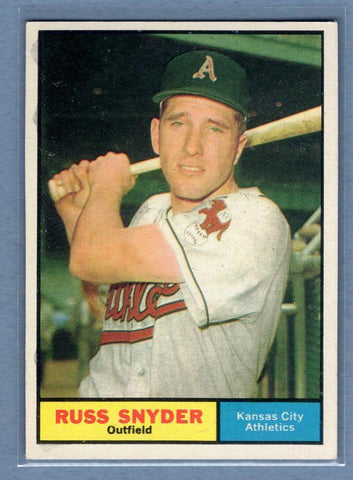 1961 Topps #143 Russ Snyder VG-EX     GO100