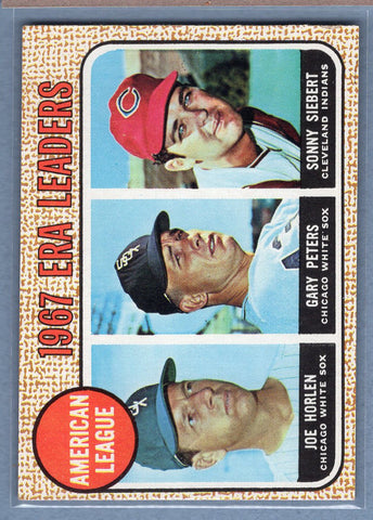 1968 Topps #8 A.L. ERA Leaders (a)EX-MT  GO507