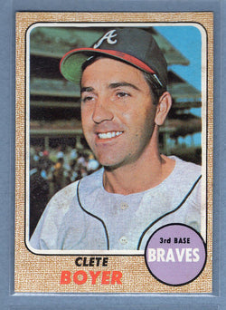 1968 Topps #550 Clete Boyer   EX-MT  GO550