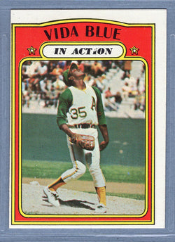 1972 Topps #170 Vida Blue IA (b) EX  GO544
