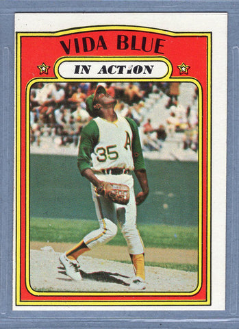 1972 Topps #170 Vida Blue IA (b) EX  GO544
