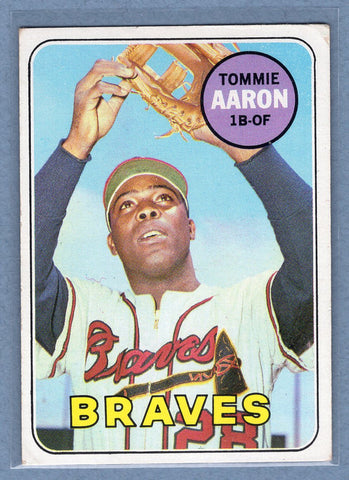1969 Topps #128 Tommie Aaron VG-EX  GO572
