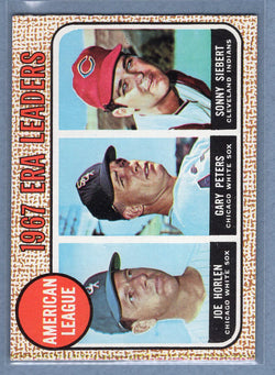 1968 Topps #8 A.L. ERA Leaders (d)EX-MT  GO507