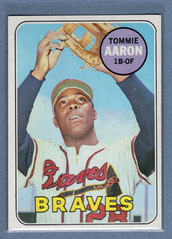 1969 Topps #128 Tommie Aaron  EX  GOYY3