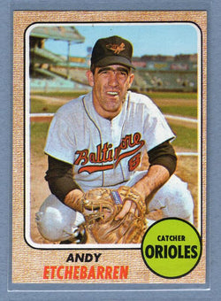 1968 Topps #204 Andy Etchebarren EX-MT   GO70