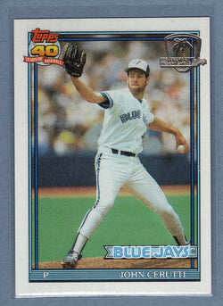 1991 Topps Desert Shield #687 John Cerutti 4.46 ERA 1990  NM  GO600