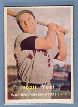1957 Topps #177 Eddie Yost (b) EX  GO121