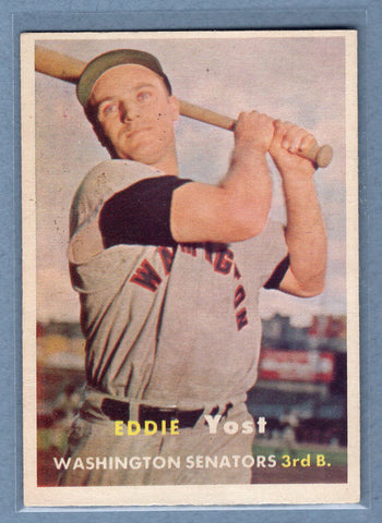 1957 Topps #177 Eddie Yost (b) EX  GO121