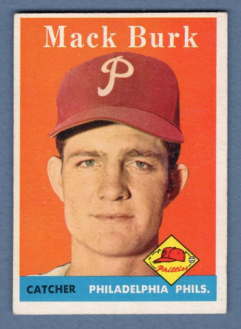 1958 Topps #278 Mack Burk EX  GO67