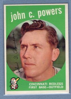 1959 Topps #489 John C. Powers EX-MT  GO176