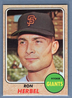 1968 Topps 333 Ron Herbel VG-EX SET BREAK