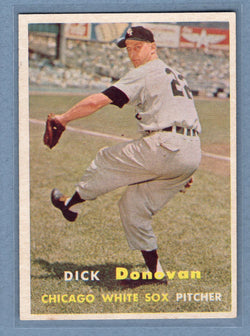 1957 Topps #181 Dick Donovan EX  GO121