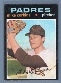 1971 Topps #179 Mike Corkins (st)(a) VG  GO950