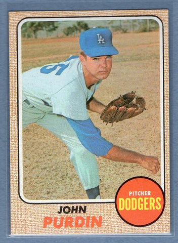 1968 Topps 336 John Purdin VG-EX SET BREAK
