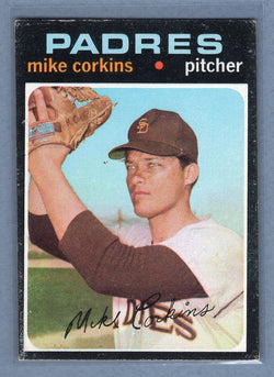1971 Topps #179 Mike Corkins (b) EX  GO950
