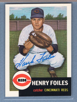 1991 Topps Archives #252 Hank Foiles Autograph Auto signed