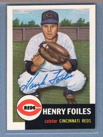 1991 Topps Archives #252 Hank Foiles Autograph Auto signed