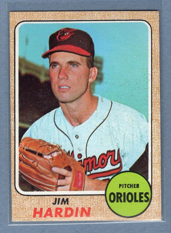 1968 Topps #222 Jim Hardin NM   GO70