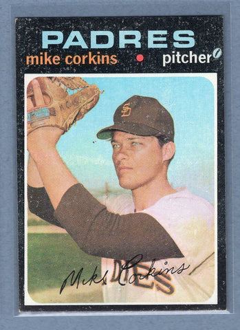 1971 Topps #179 Mike Corkins (c) EX  GO950