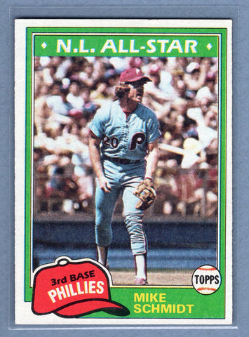1981 Topps #50 Mike Schmidt (HOF)  EX-MT  GO900