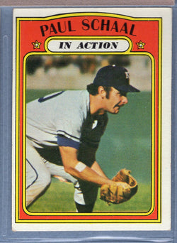 1972 Topps #178 Paul Schaal IA (b) EX-MT  GO544