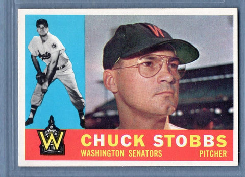 1960 Topps #432 Chuck Stobbs NM  Set Break C