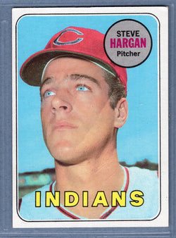 1969 Topps #348 Steve Hargan EX-MT  GO661