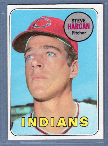 1969 Topps #348 Steve Hargan EX-MT  GO661