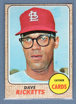 1968 Topps #46 Dave Ricketts (b) EX-MT  GO339