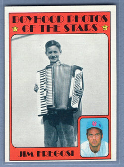 1972 Topps #346 Jim Fregosi (Boyhood Photo) Ex-Nm
