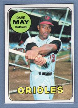 1969 Topps #113 Dave May EX-MT  GO645