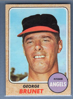 1968 Topps 347 George Brunet VG-EX SET BREAK