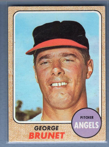 1968 Topps 347 George Brunet VG-EX SET BREAK