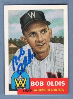 1991 Topps Archives #262 Bob Oldis Autograph Auto signed