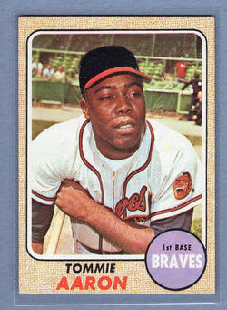1968 Topps #394 Tommie Aaron EX  GO588