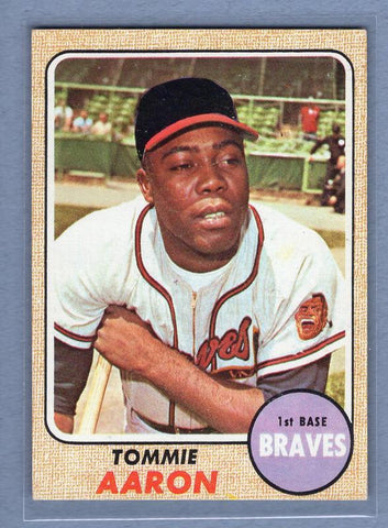 1968 Topps #394 Tommie Aaron EX  GO588