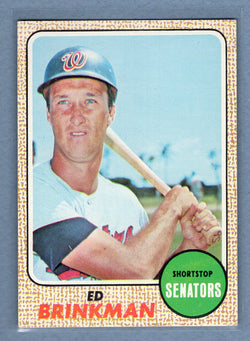 1968 Topps #49 Ed Brinkman EX-MT  GO545
