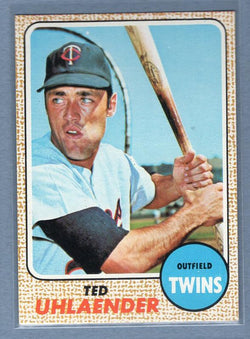 1968 Topps #28 Ted Uhlaender EX-MT   GO220