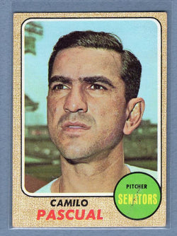 1968 Topps #395 Camilo Pascual EX  GO588