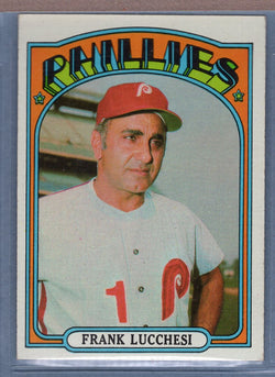 1972 Topps #188 Frank Lucchesi MG (a) EX-MT  GO544