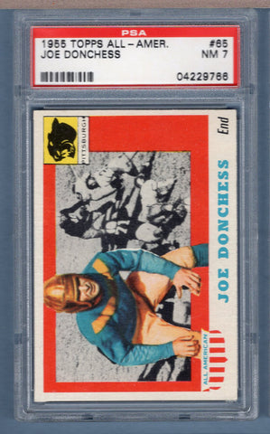 1955 Topps All American  #65 JOE DONCHESS (04229766) PSA 7