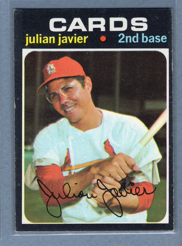 1971 Topps #185 Julian Javier  EX  GO950