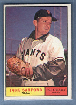 1961 Topps #258 Jack Sanford EX   GO269