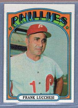 1972 Topps #188 Frank Lucchesi MG (b) EX-MT  GO544