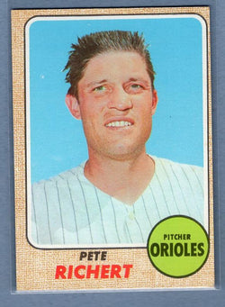 1968 Topps 354 Pete Richert VG-EX SET BREAK