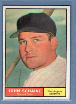 1961 Topps #259 John Schaive EX   GO269