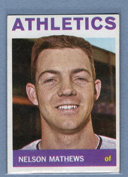 1964 Topps #366 Nelson Mathews VG-EX   GO220