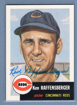1991 Topps Archives #276 Ken Raffensberger Autograph Auto signed