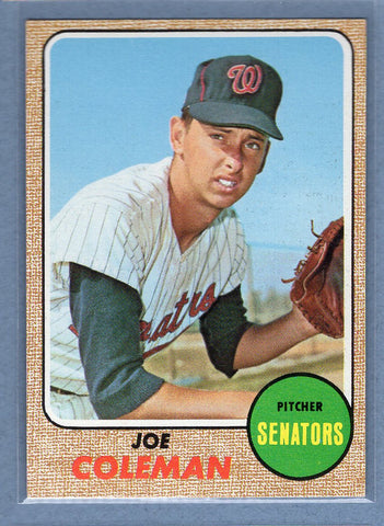 1968 Topps #573 Joe Coleman   EX-MT  GO550