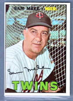 1967 Topps #418 Sam Mele EX-MT  GO510